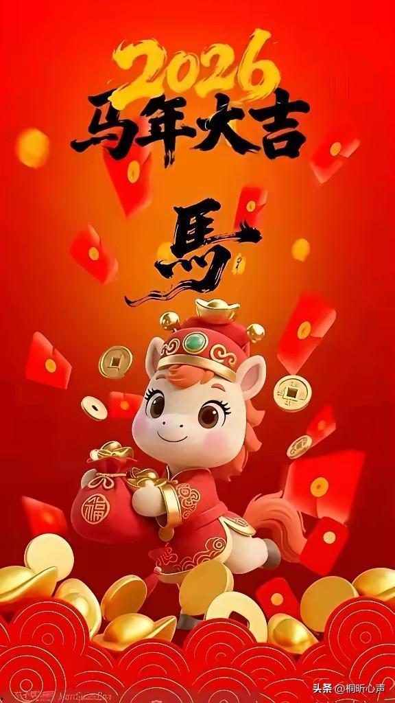 马年祝福语图片,福满人间——马年祝福图鉴